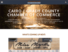 Tablet Screenshot of cairogachamber.com